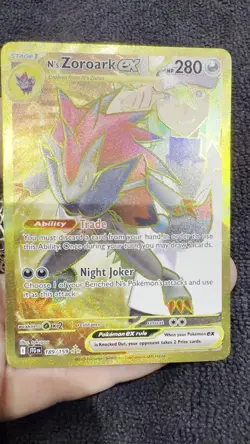 Pokemon TCG N's Zoroark EX HR 189/159 Journey Together English NM - Image 2