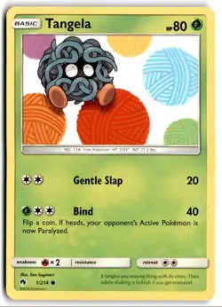 2018 Sun & Moon - Lost Thunder Tangela Basic/Common #1 - Image 1