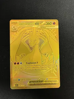 Mega Charizard Y ex 294/217 GOLD Hyper Rare Pokemon Ascended Heroes - Image 1