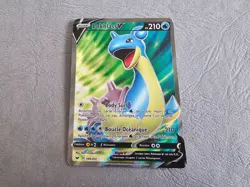 Carte Pokemon - epee et bouclier 189/202 Lokhlass V PV210 RARE - FR - Image 1
