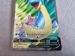 Carte Pokemon - epee et bouclier 189/202 Lokhlass V PV210 RARE - FR - Image 5