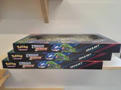 Pokemon TCG Crown Zenith Sea and Sky Premium Collection Box Set Lot of 3 - Image 2