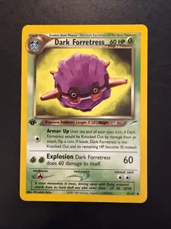 Dark Forretress 1st Edition 35/105 Neo Destiny Pokemon - Image 1