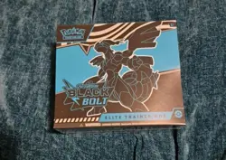 Pokemon Black Bolt ETB Elite Trainer Box Sealed Zekrom Art Thundurus Promo NEW - Image 1