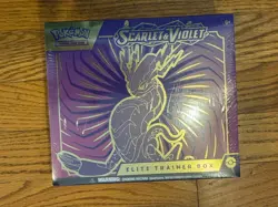 Pokemon Scarlet & Violet Elite Trainer Box Miraidon New In Box Factory Sealed - Image 1