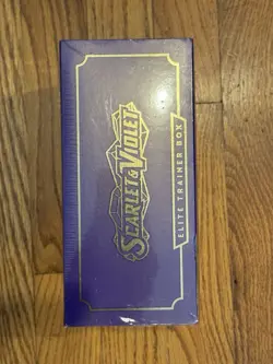 Pokemon Scarlet & Violet Elite Trainer Box Miraidon New In Box Factory Sealed - Image 2
