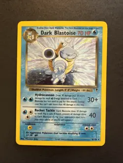 Dark Blastoise Holo Rare Legendary Collection 4/110 Pokemon - Image 1