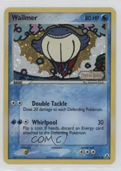 Wailmer Reverse Foil Pokemon EX Legend Maker #69 2006 - Image 1