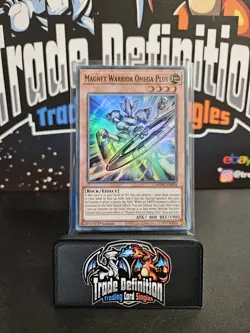 MZMU-EN054 Magnet Warrior Omega Plus Super Rare YuGiOh! NEW - Image 1