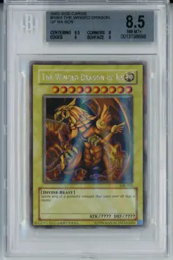 YUGIOH GBI-003 THE WINGED DRAGON OF RA SECRET RARE BGS 8.5 NM-MT #0013798688 - Image 1