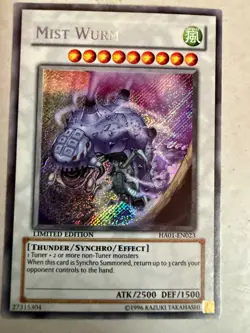 Yugioh Mist Wurm HA01-EN023 Secret Rare Limited Edition NM - Image 1