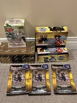 Lot Of YuGiOh Sealed Items: Boosters, Decks, Tin. (lot #2) - Image 1