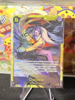 One Piece OP14-120 Crocodile SEC The Azure Sea's Seven English Near Mint #2 - Image 1