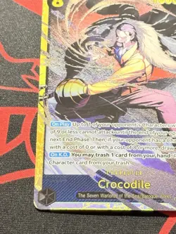 One Piece OP14-120 Crocodile SEC The Azure Sea's Seven English Near Mint #2 - Image 5