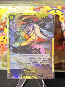 One Piece OP14-120 Crocodile SEC The Azure Sea's Seven English Near Mint #6 - Image 1
