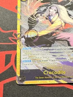 One Piece OP14-120 Crocodile SEC The Azure Sea's Seven English Near Mint #6 - Image 5