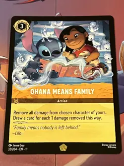 32/204 Ohana Means Family - Winterspell - Legendary - Disney Lorcana non foil - Image 1