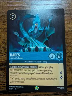 Hades Infernal Schemer - 151/204 - Legendary Disney Lorcana Card Fabled - Image 1