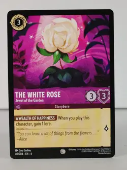 The White Rose - Jewel of the Garden - Azurite Sea - LORCANA 40/204 - singles - Image 1
