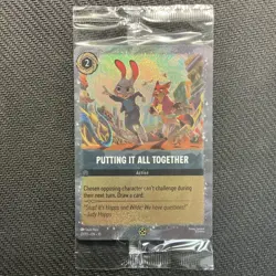 Disney Lorcana Promo Foil Putting It All Together Judy Hopps Nick Wilde 27/P - Image 1