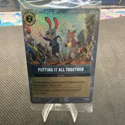 Disney Lorcana Promo Foil Putting It All Together Judy Hopps Nick Wilde 27/P - Image 3
