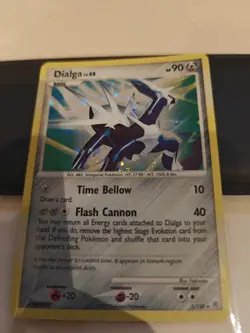 Dialga | 1/130 | Holo | Diamond & Pearl Base Set | Pokemon Card | 2007 | LP - Image 3