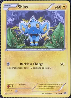Shinx 43/99 Next Destinies Regular - Pokemon Card - Image 1