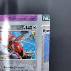 Pokemon TCG NFC Error Miscut Card Scizor 141/197 Reverse Holo Obsidian Flames - Image 5