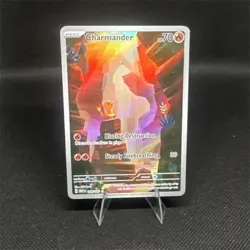 Pokemon TCG Charmander 168/165 Scarlet & Violet 151 Holo Illustration Rare Card - Image 1