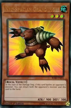 BLRR-EN051 NEO-SPACIAN GRAND MOLE ULTRA RARE 1ST EDITION YuGiOh CARD - Image 1