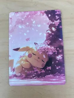 Anime ART STYLE Pikachu Fan Full Art Pokemon Custom Card/perfect bookmark - Image 1