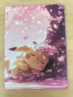 Anime ART STYLE Pikachu Fan Full Art Pokemon Custom Card/perfect bookmark - Image 3