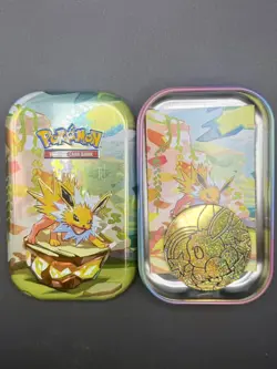 Pokemon TCG- ALL 8 EEVEELUTION MINI TIN SET w/ Coins & Cards Empty No Packs - Image 2