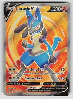 Lucario V Holofoil Promo SWSH: Sword & Shield Promo Cards SWSH213 NM - Image 1
