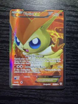 Victini EX 131/135 Plasma Storm Pokemon TCG Card Full Art - Image 1