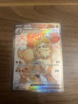 Card Arcanine ex SR 224/198 Pokemon Scarlet and Violet ENGLISH UNPLAYED - Image 4