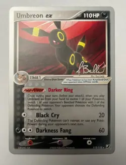 Umbreon ex 112/115 Jimmy Ballard World Championships 2006 Unseen Pokemon Card - Image 1