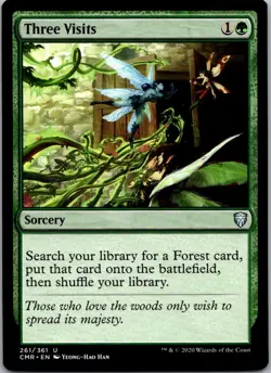 Three Visits U Commander Legends 261 NM Normal - Image 1