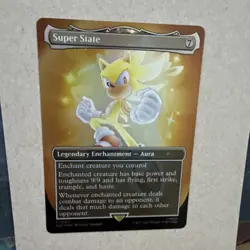 MTG Suoer State NM Secret Lair Drop Series M Magic 2081 Sonic Hedgehog FOIL - Image 3