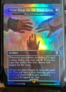 Foil Three Rings for the Elven-Kings - Rings of Brighthearth - Image 1