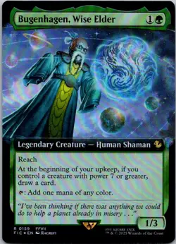 Bugenhagen, Wise Elder (Extended Art) R Commander: FINAL FANTASY 159 NM Foil - Image 1