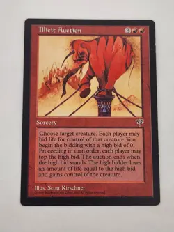 MTG Illicit Auction - Mirage MP-HP Red Sorcery English - Image 1