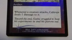 Caltrops Jeff Laubenstein Magic the Gathering 129/143 excellent - Image 3