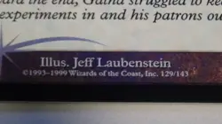 Caltrops Jeff Laubenstein Magic the Gathering 129/143 excellent - Image 4