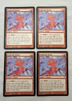 Desperate Ritual x4 MTG Champions of Kamigawa 4x Magic Very Good Moderate Play - Image 1