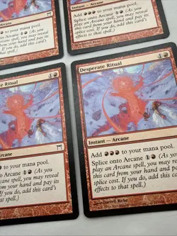 Desperate Ritual x4 MTG Champions of Kamigawa 4x Magic Very Good Moderate Play - Image 2