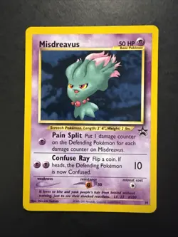 Misdreavus Black Star Promo 39 Pokemon - Image 1