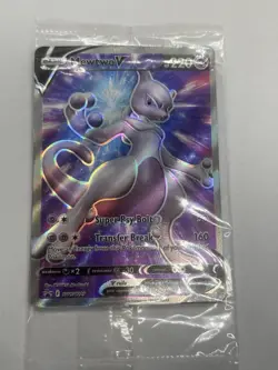 Mewtwo V SWSH229 Holo Promo SWSH Black Star 2019 Pokemon NM - Image 1