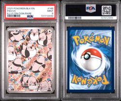 2025 POKEMON BLK EN-BLACK BOLT ILLUSTRATION RARE #148 PIDOVE PSA 9 - Image 1