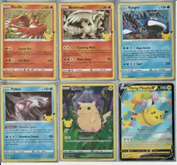Pokemon Classic Celebrations - 24 Card Lot - Holo / Full Art - No Duplicates - Image 2